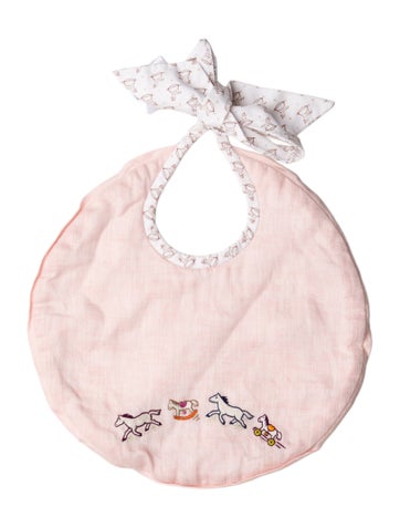 Hermès Linen Baby Bib