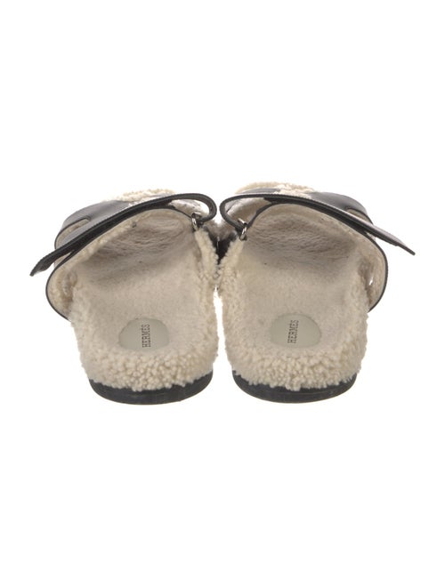 Hermès Chypre Leather Slides