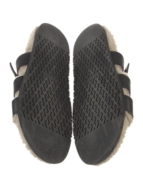 Hermès Chypre Leather Slides