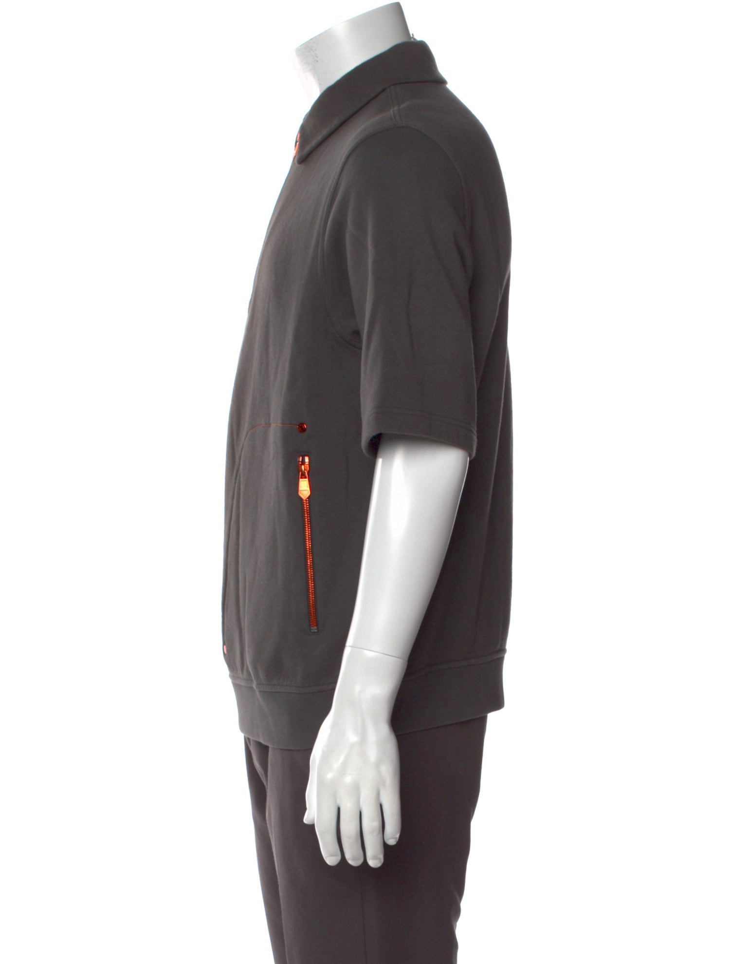 Hermès Mock Neck Short Sleeve Polo Shirt
