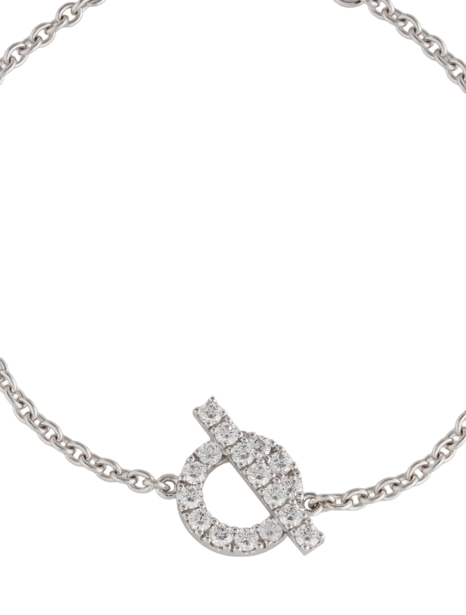Hermès 18K Diamond Finesse Bracelet