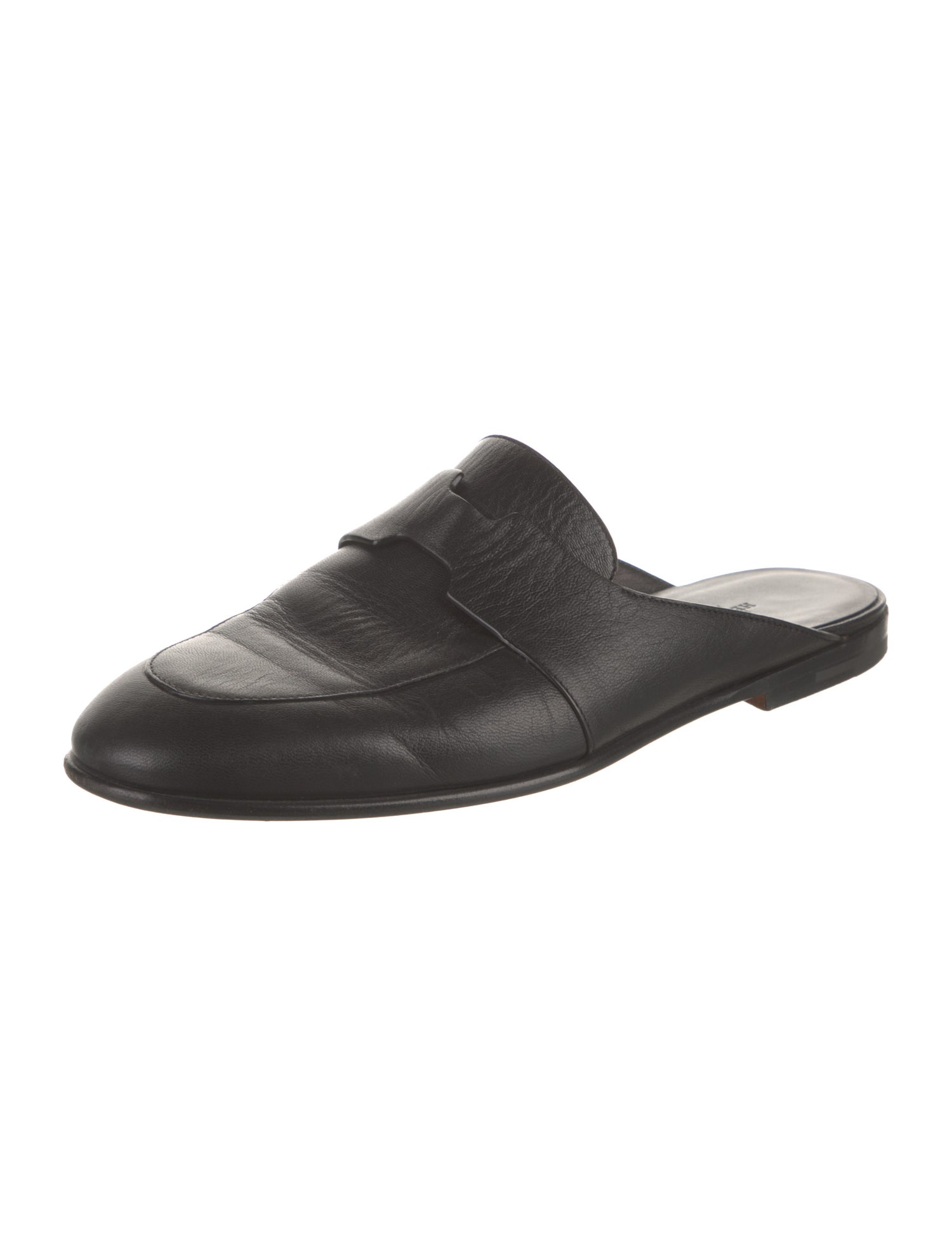 Hermès Catena Leather Slippers