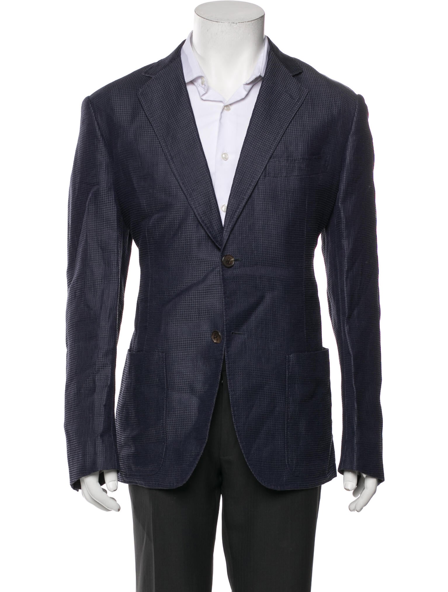 Hermès Plaid Print Sport Coat