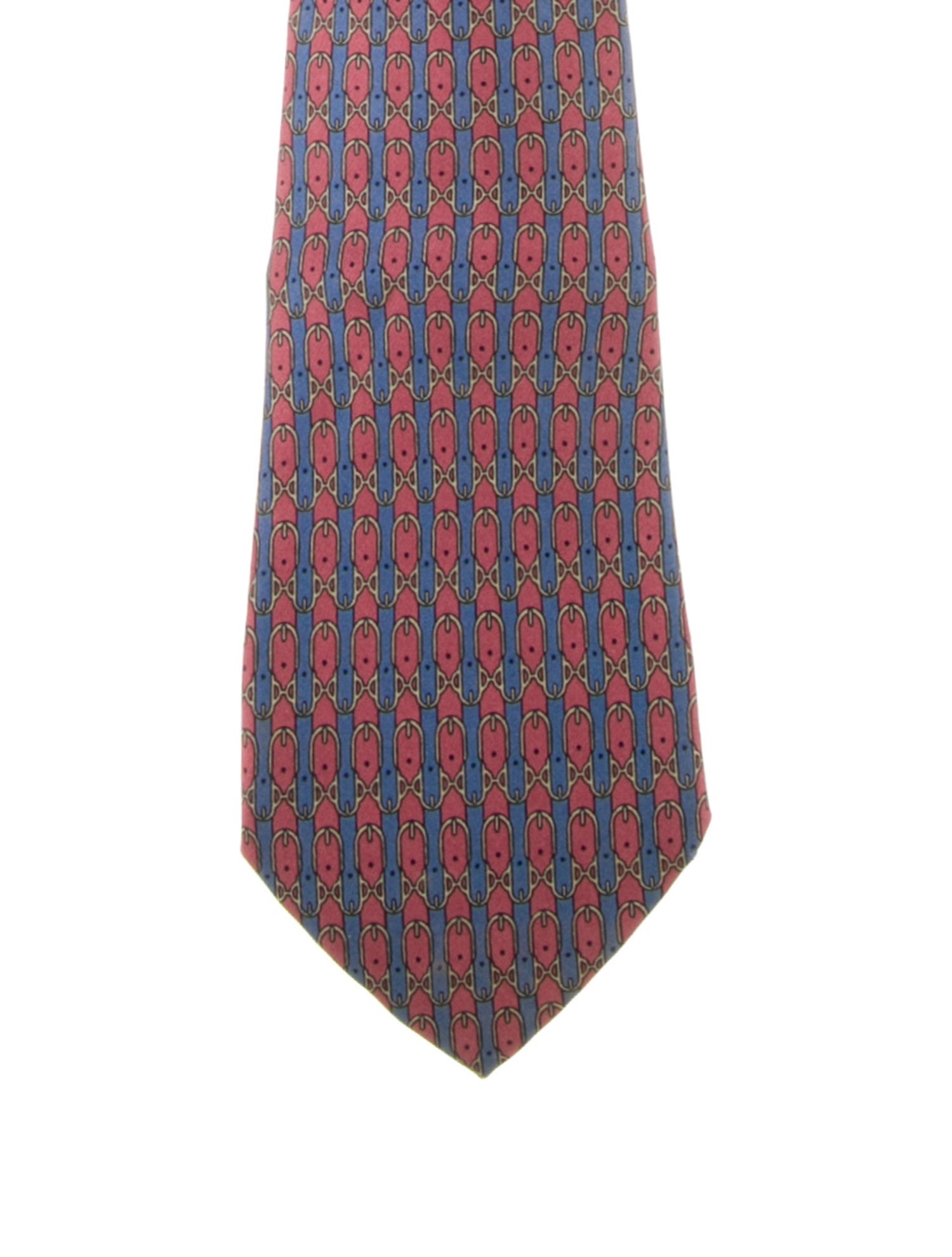 Hermès Silk Pattern Tie