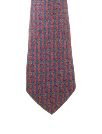 Hermès Silk Pattern Tie