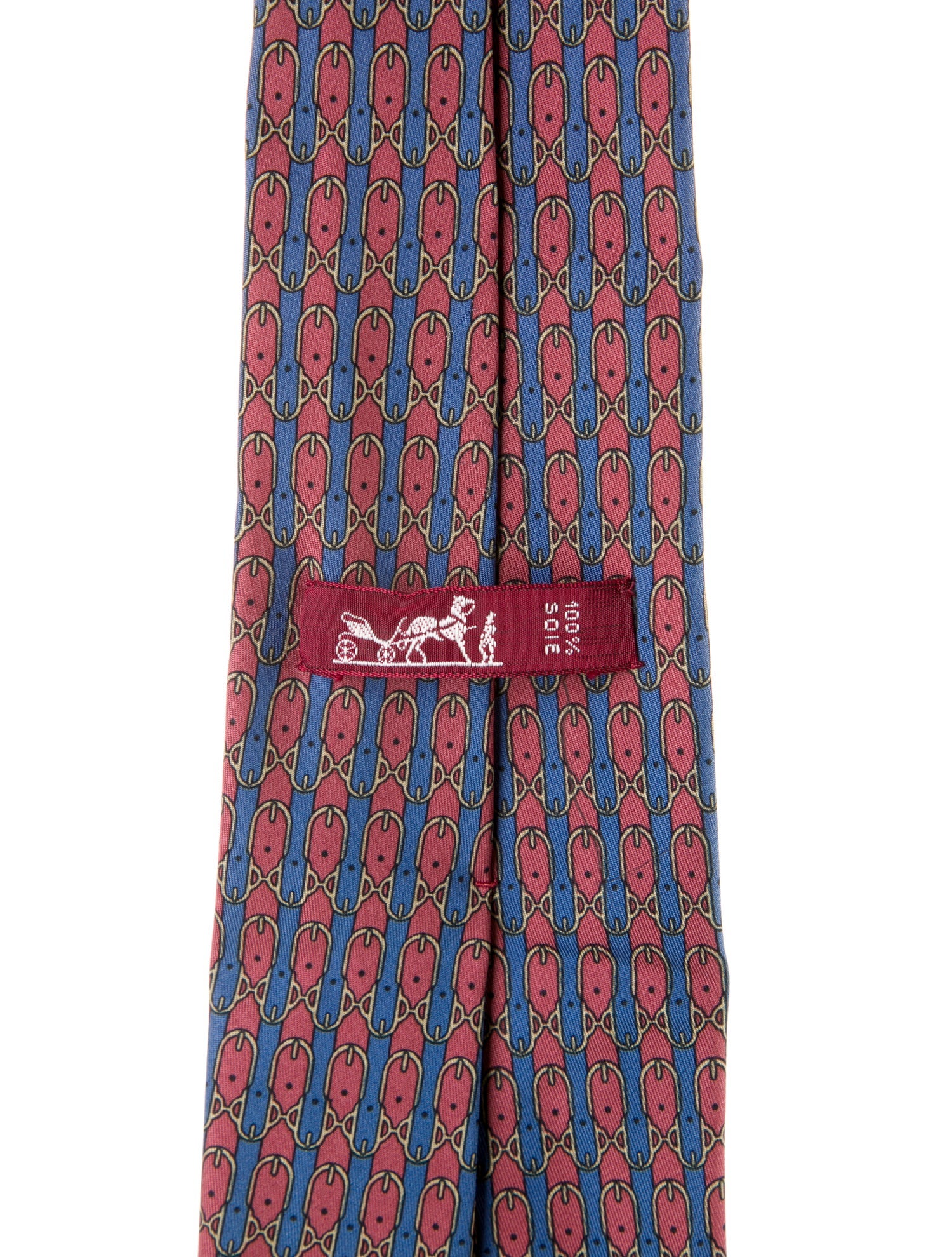 Hermès Silk Pattern Tie