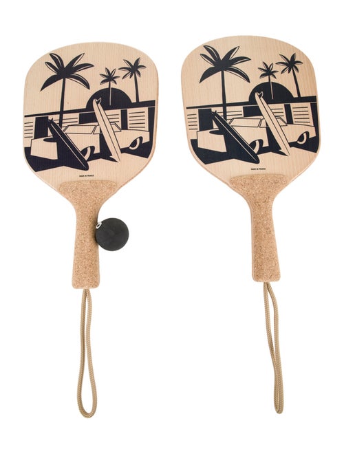 Hermès 3-Piece Apres la Vague Beach Racket Set