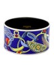 Hermès Extra Wide Enamel Bangle Bracelet