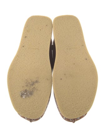 Hermès 2021 Earth Oxfords