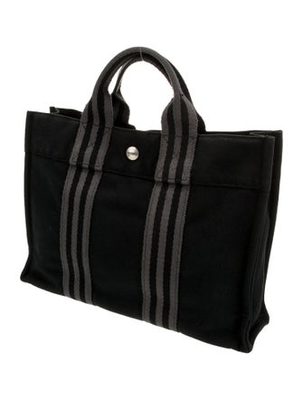 Hermès Toile Fourre-Tout PM