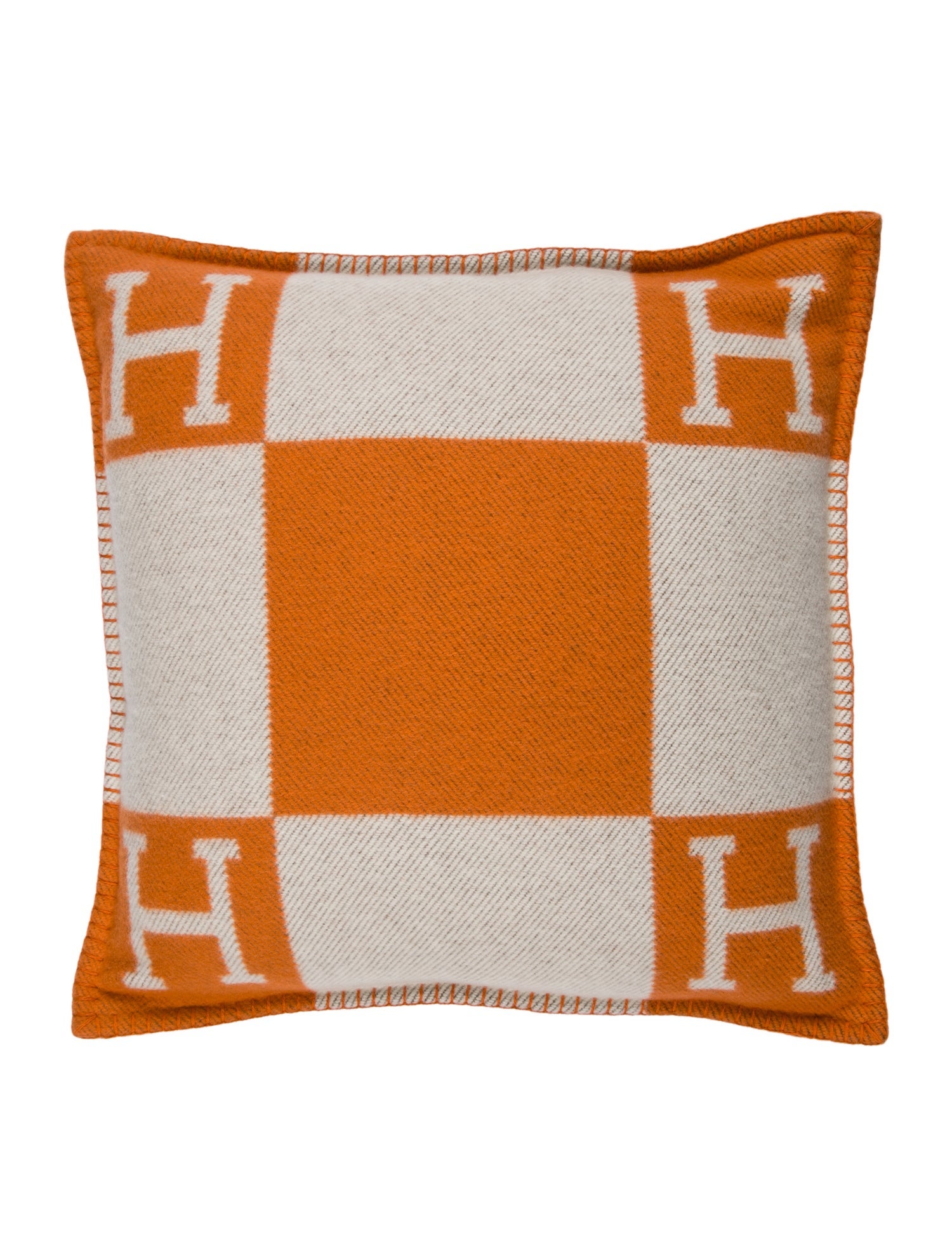 Tory Burch Home Pair of Monkey See Needlepoint Throw Pillows