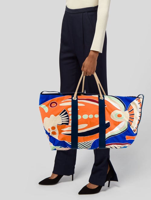 Hermès Traffic Jam Beach Bag