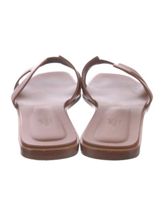Hermès Oran Leather Slides