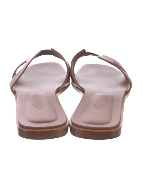 Hermès Oran Leather Slides