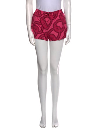 Hermès Printed Mini Shorts