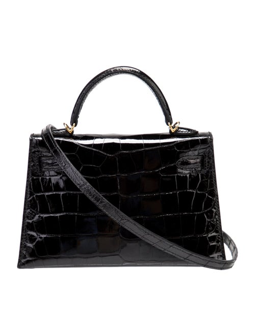 Hermès Shiny Alligator Mini Kelly Sellier 20