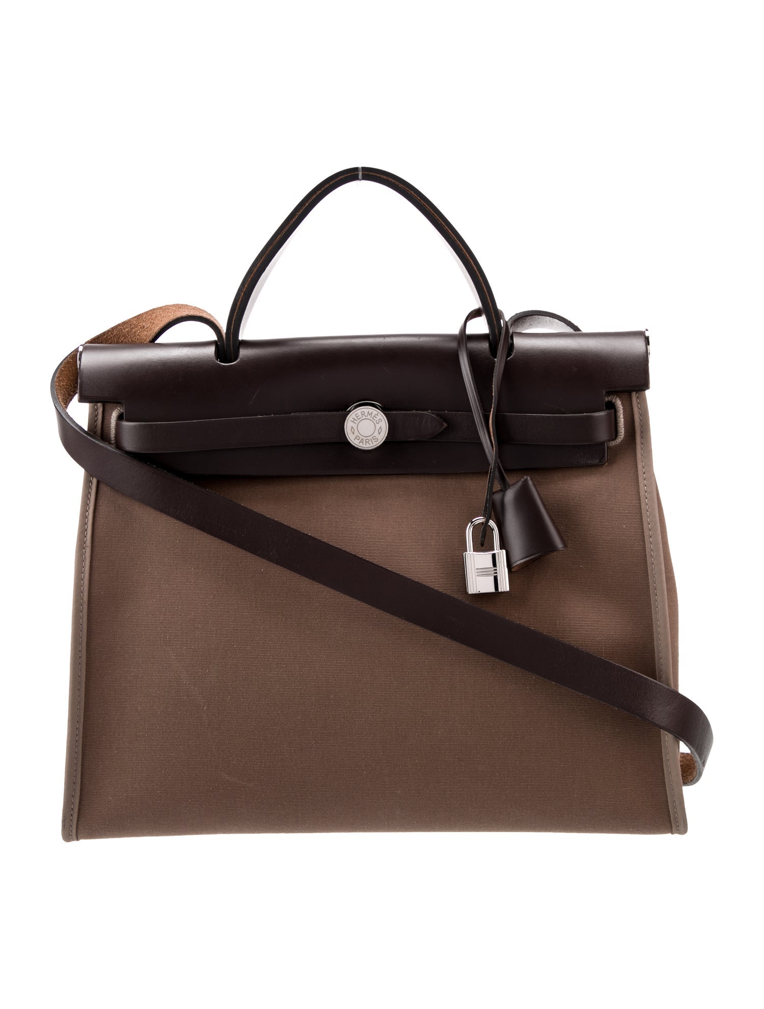 Hermès Fourbi 25 Silk Pouch - Orange Luggage and Travel
