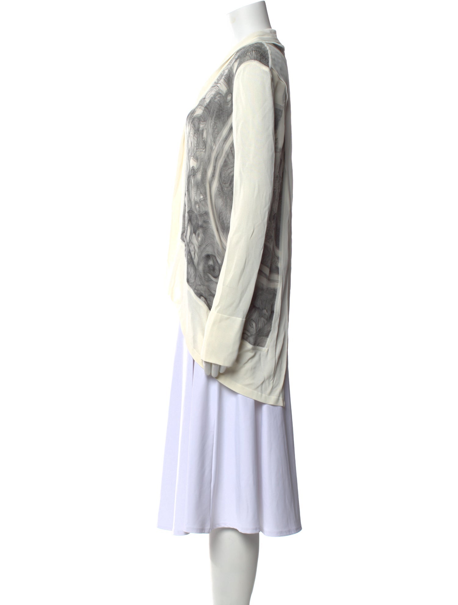 Hermès Silk Colorblock Pattern Sweater