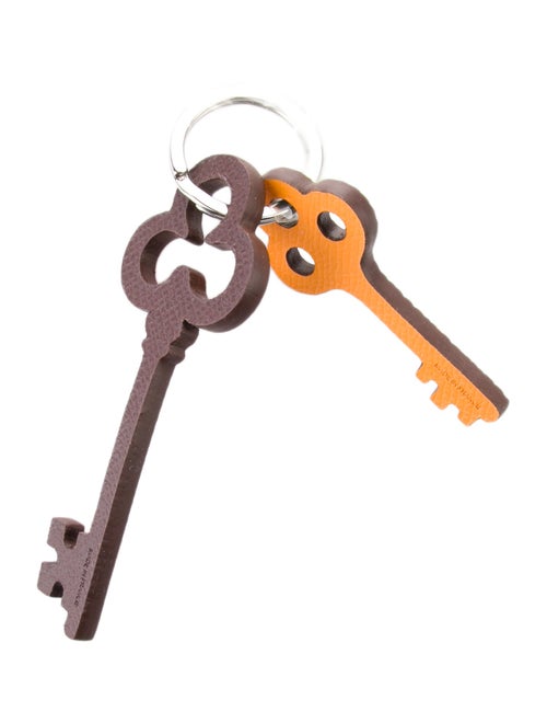 Hermès Epsom Petit H Keys Keyring