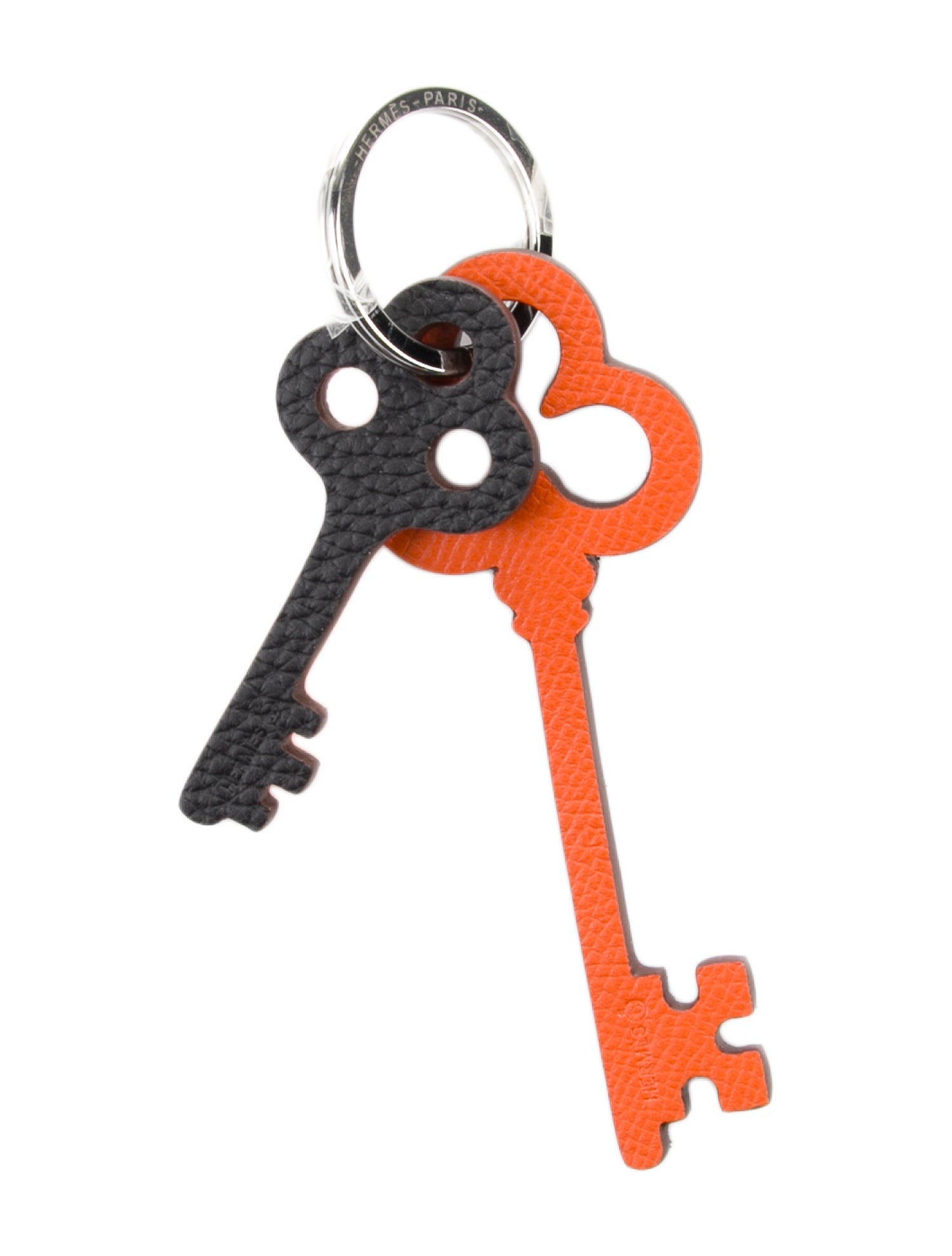 Hermès Epsom Petit H Keys Keyring