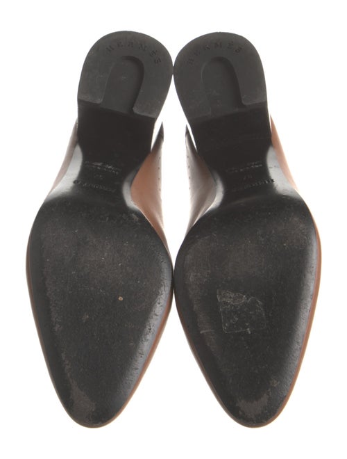 Hermès Trot Leather Mules