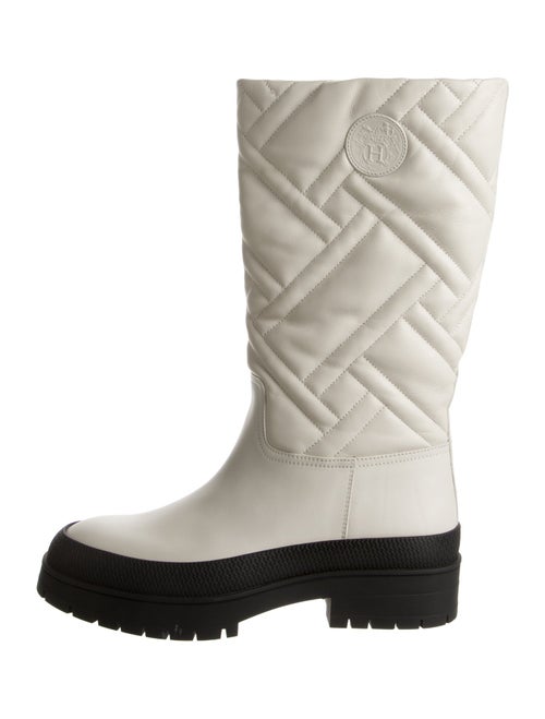 Hermès 2022 Leather Rain Boots