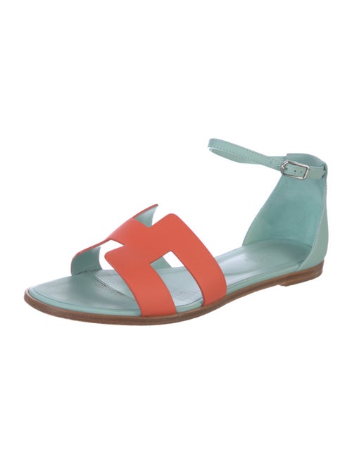 Hermès Santorini H Logo Sandals