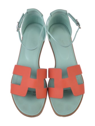 Hermès Santorini H Logo Sandals