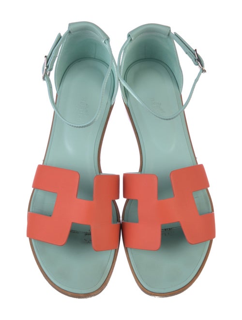Hermès Santorini H Logo Sandals