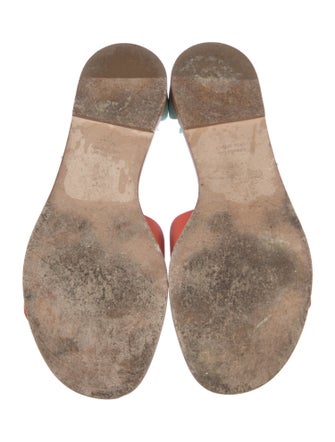 Hermès Santorini H Logo Sandals