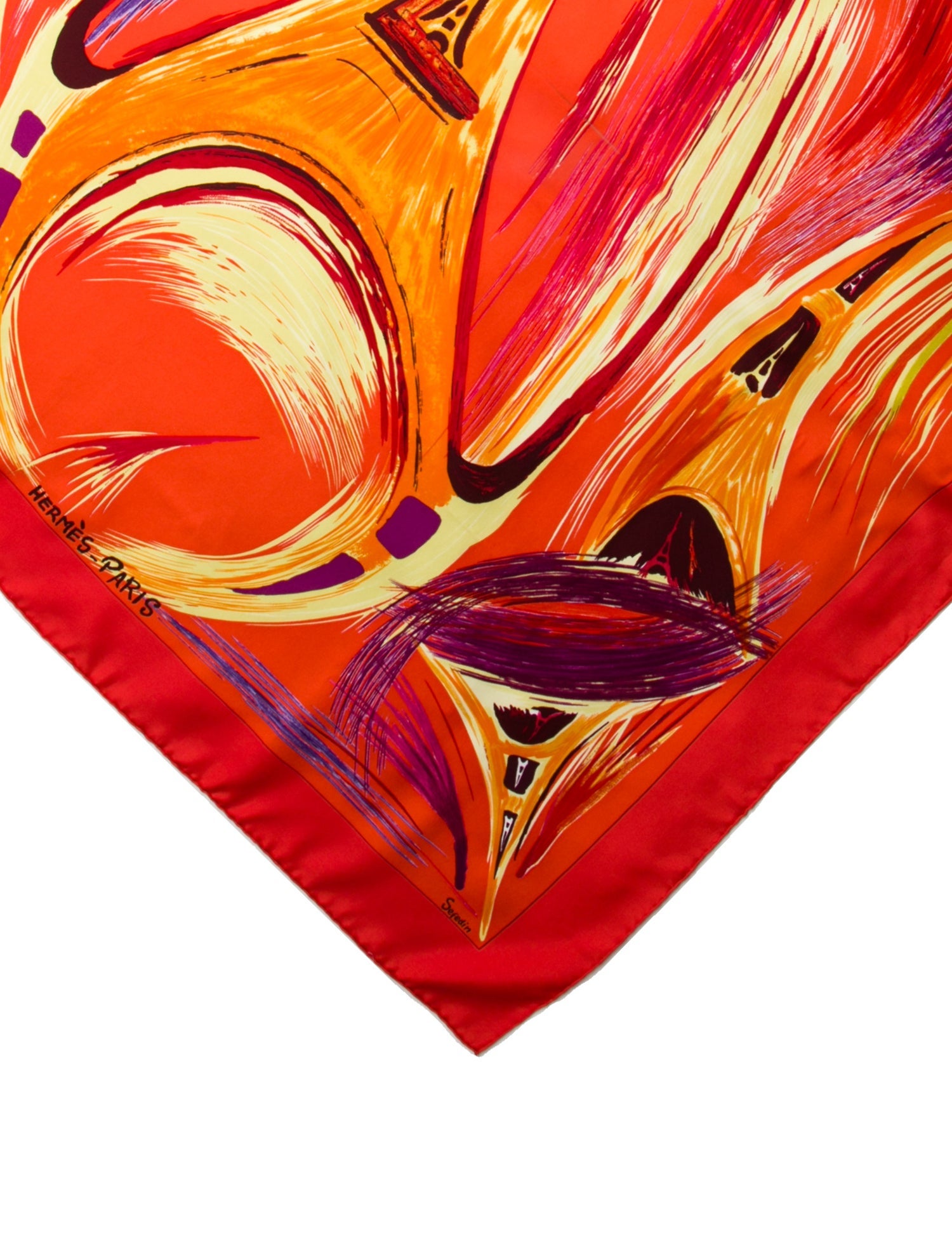 Hermès La Tour Eiffel s'Envole Silk Scarf