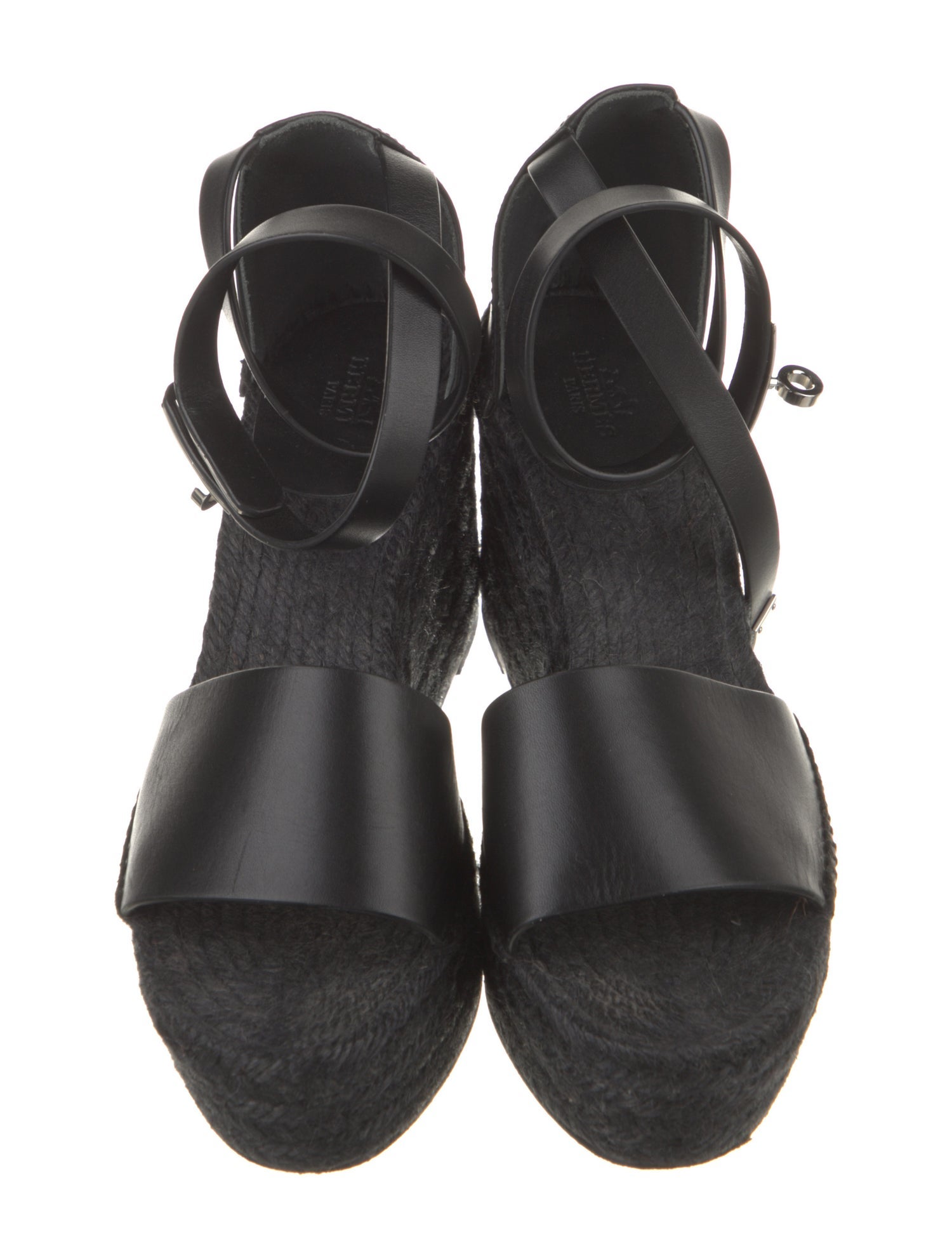 Hermès Tipoli Leather Espadrilles