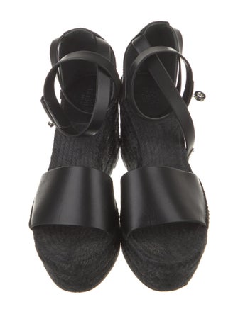 Hermès Tipoli Leather Espadrilles