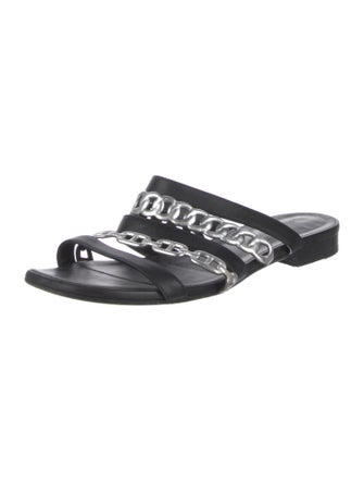 Hermès Amalfi Leather Slides