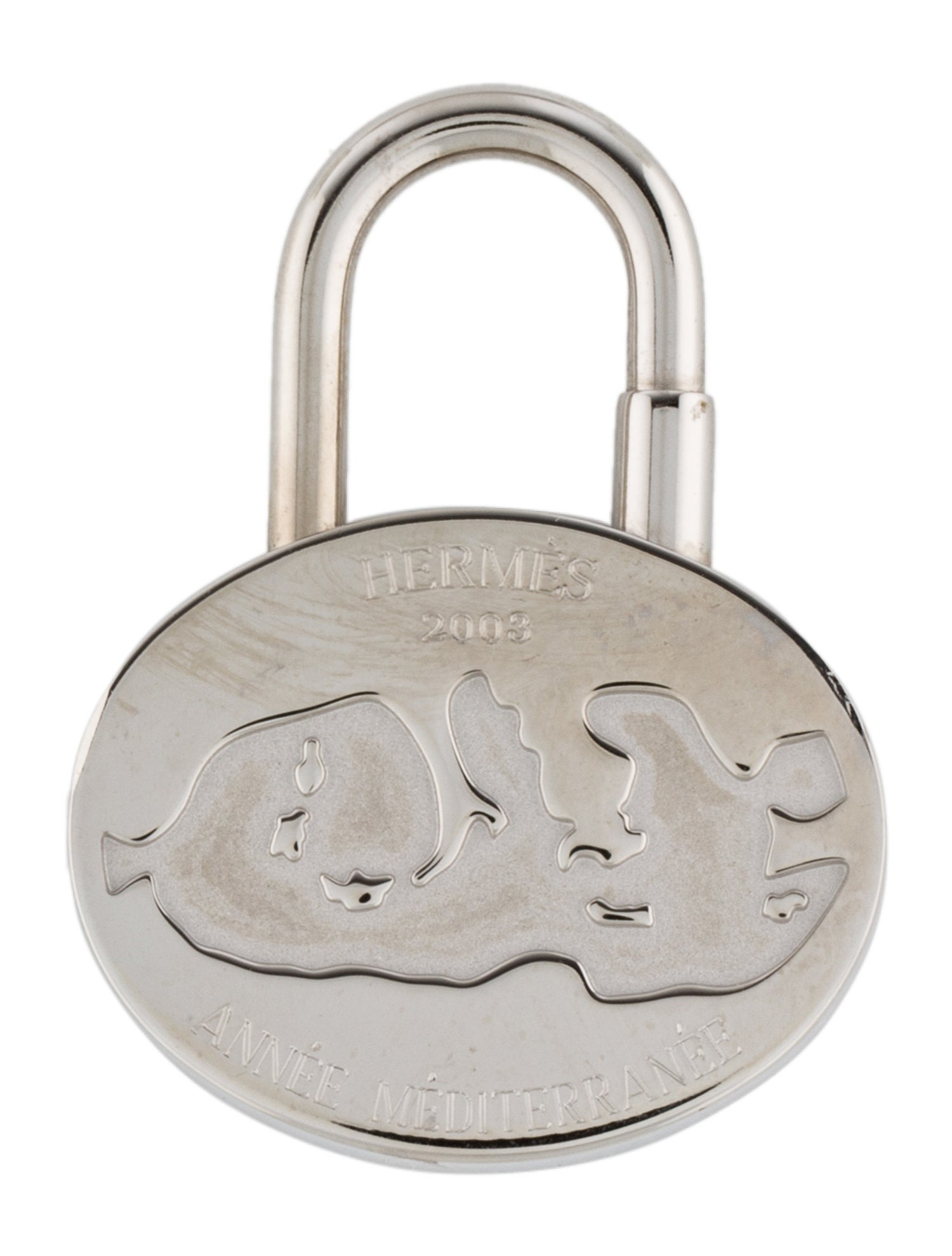 Hermès 2003 Annee Mediterranee Cadena Lock Bag Charm
