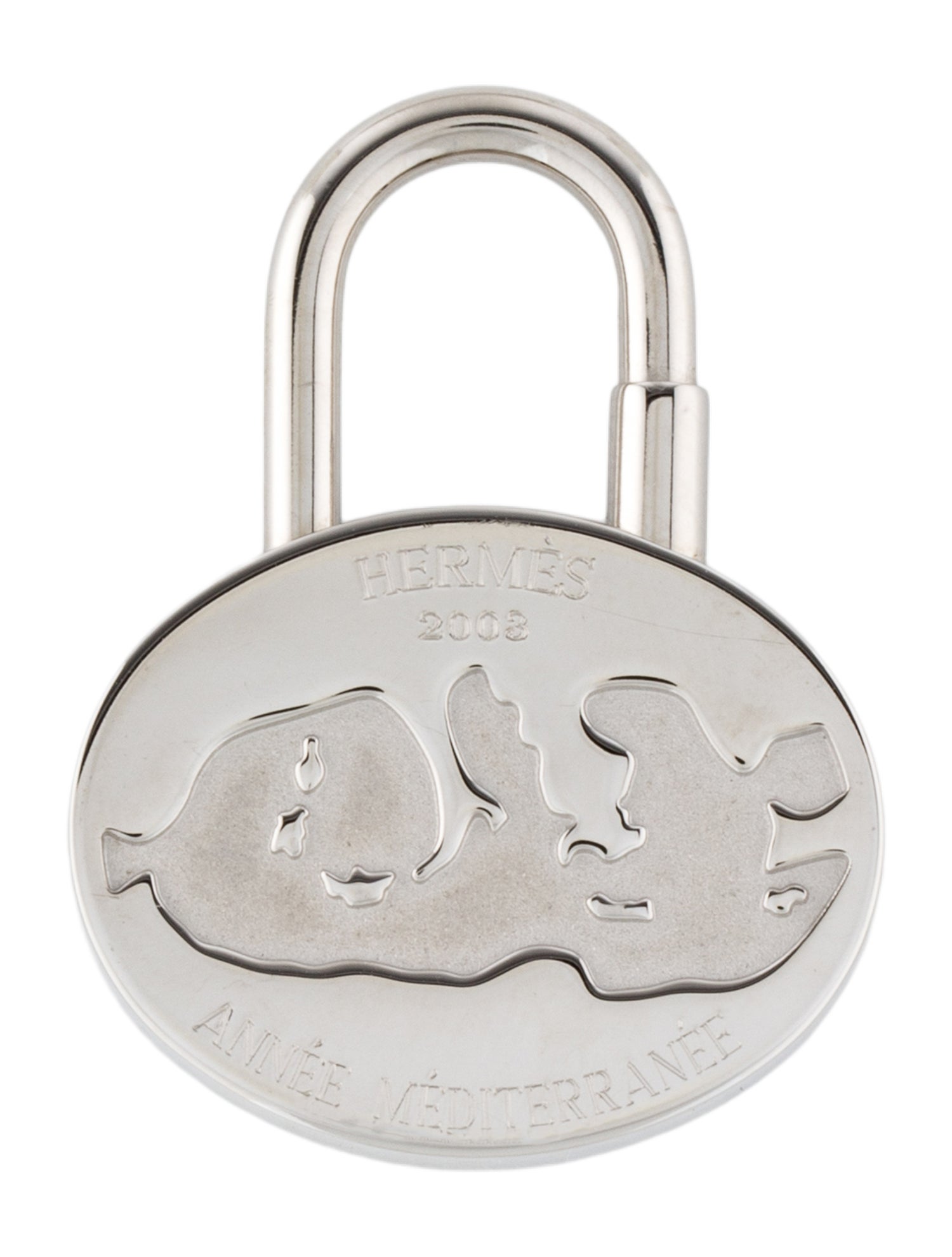 Hermès 2003 Annee Mediterranee Cadena Lock Bag Charm