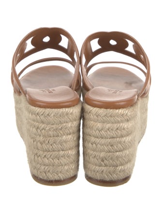 Hermès Ithea Leather Espadrilles