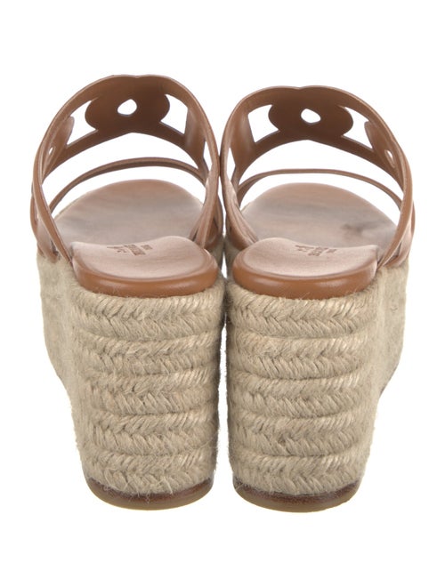 Hermès Ithea Leather Espadrilles