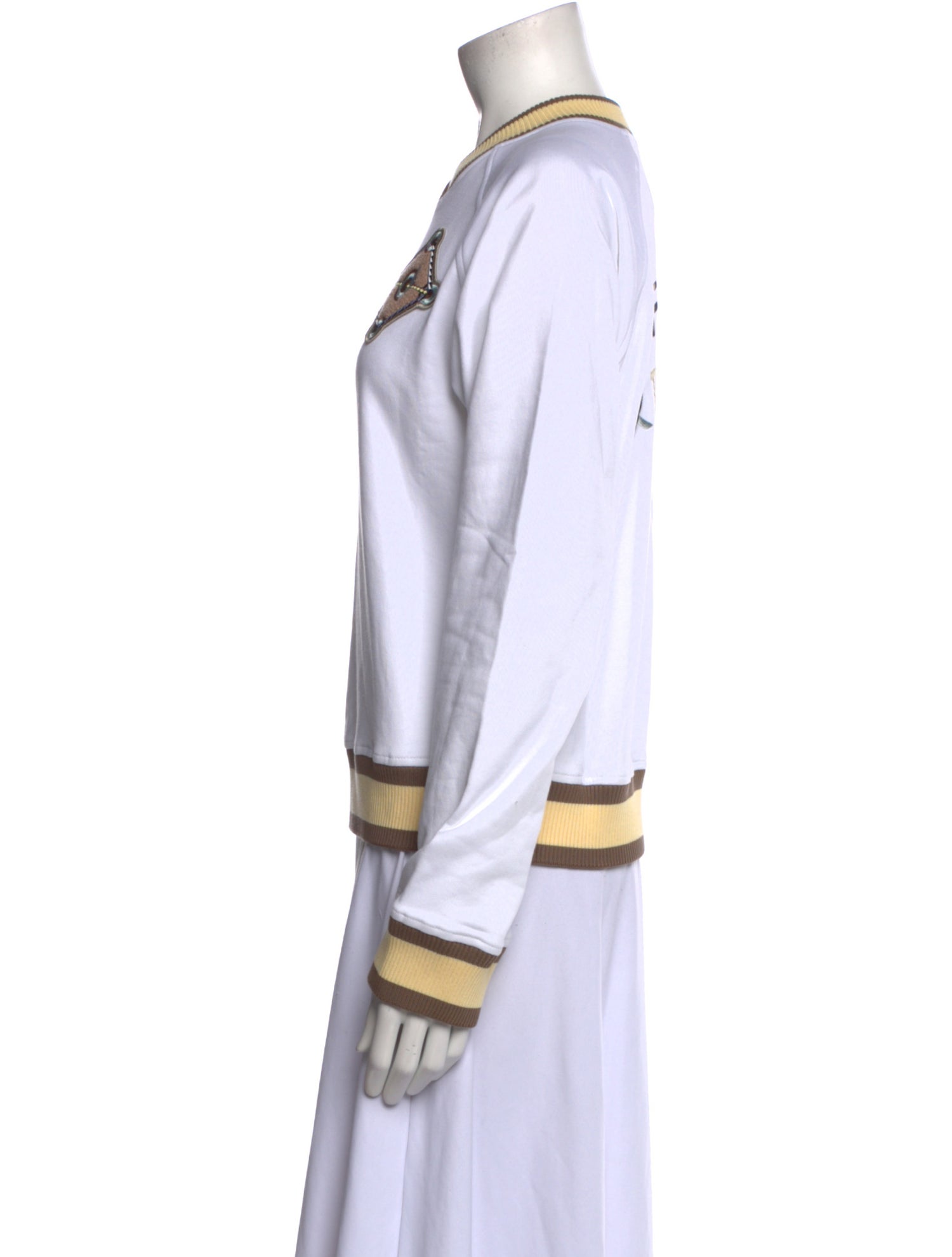 Hermès Graphic Print V-Neck Sweatshirt