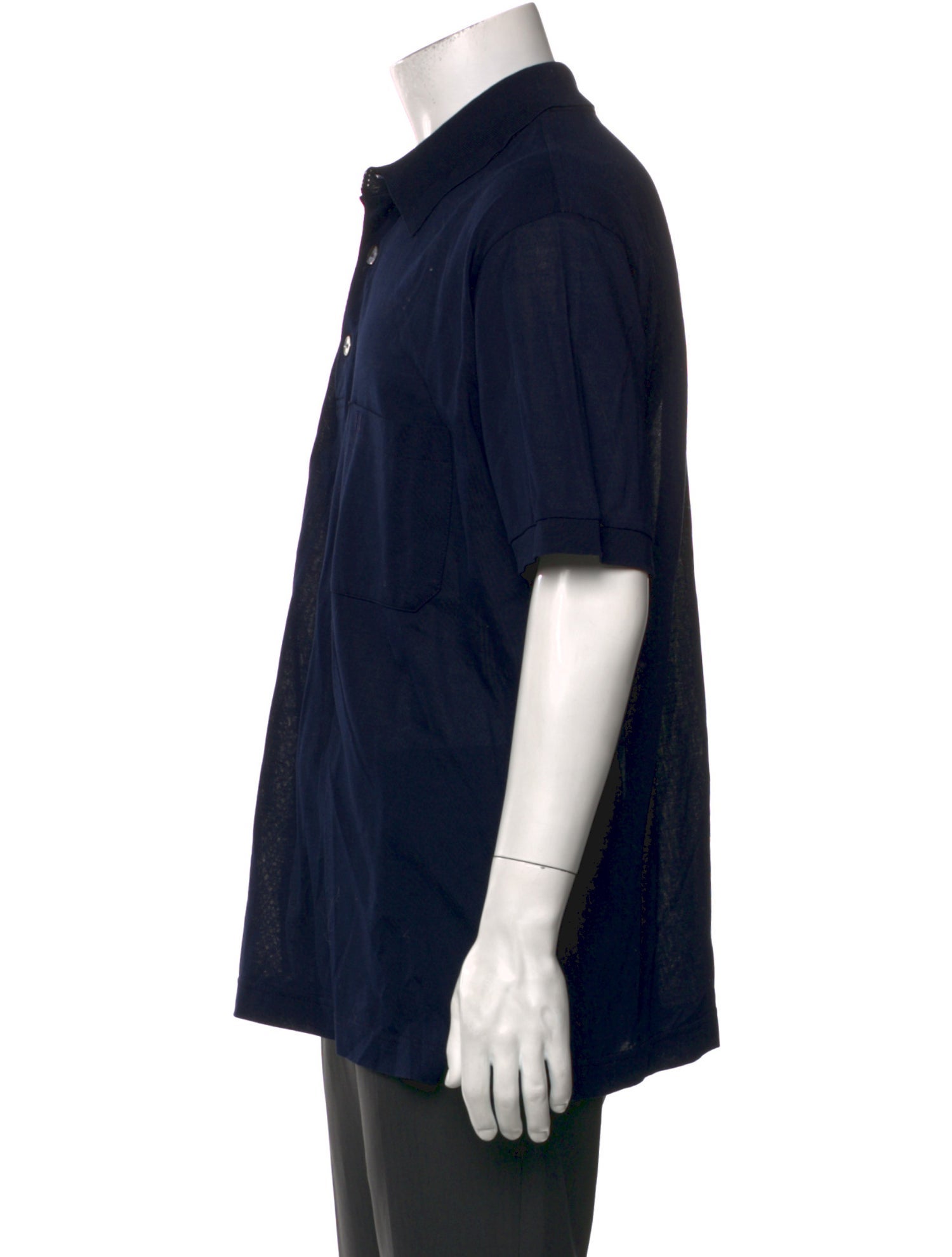 Hermès Collar Short Sleeve Polo Shirt