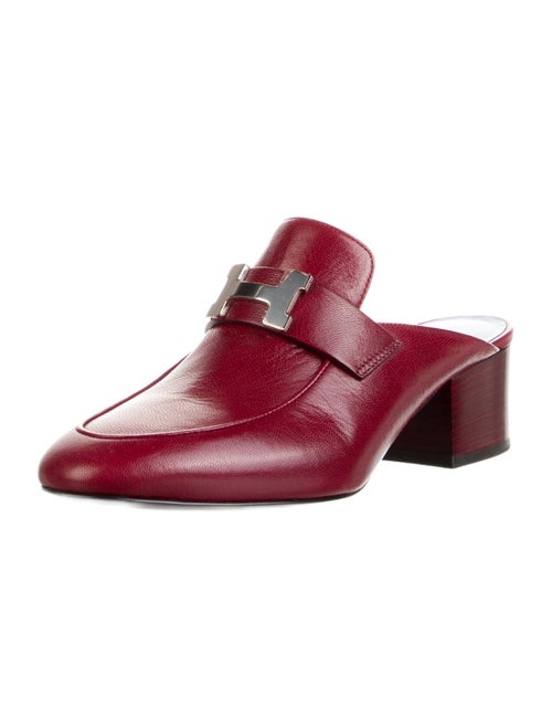 Hermès Paradis Leather Mules