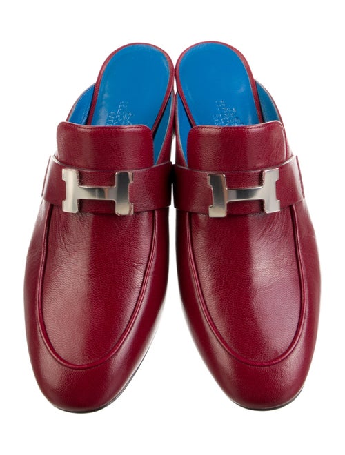Hermès Paradis Leather Mules