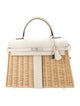 Hermès Osier Wicker and Swift Picnic Kelly 35