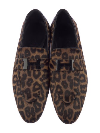 Hermès Paris H Logo Loafers
