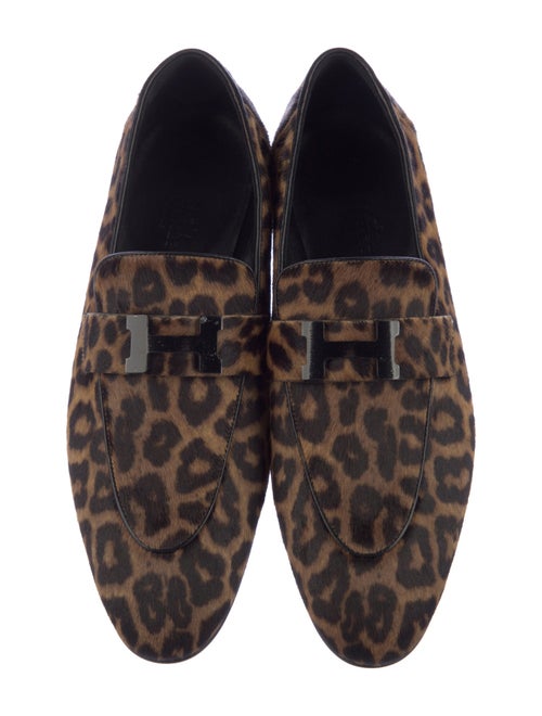 Hermès Paris H Logo Loafers