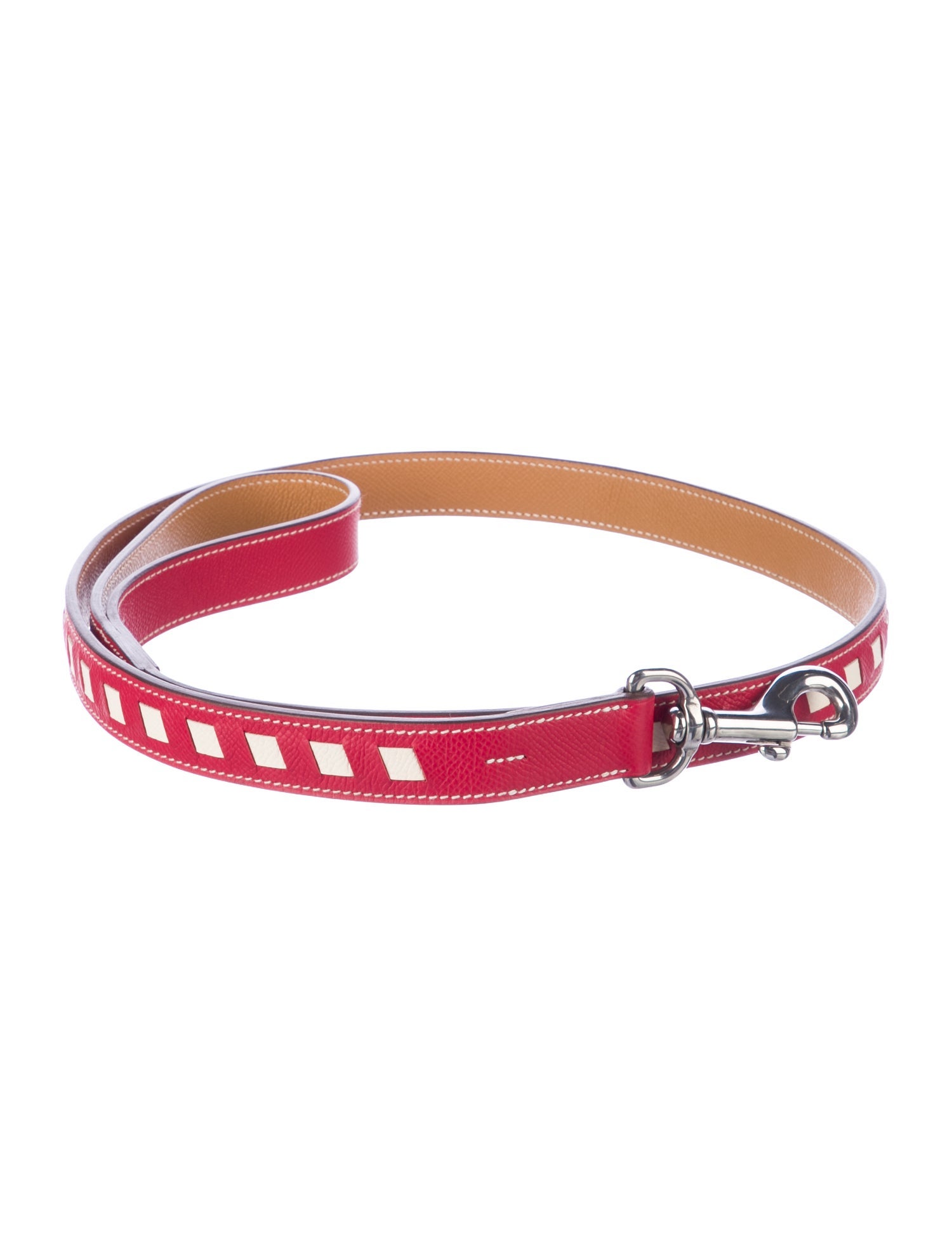 Hermès Epsom Tressee Dog Leash