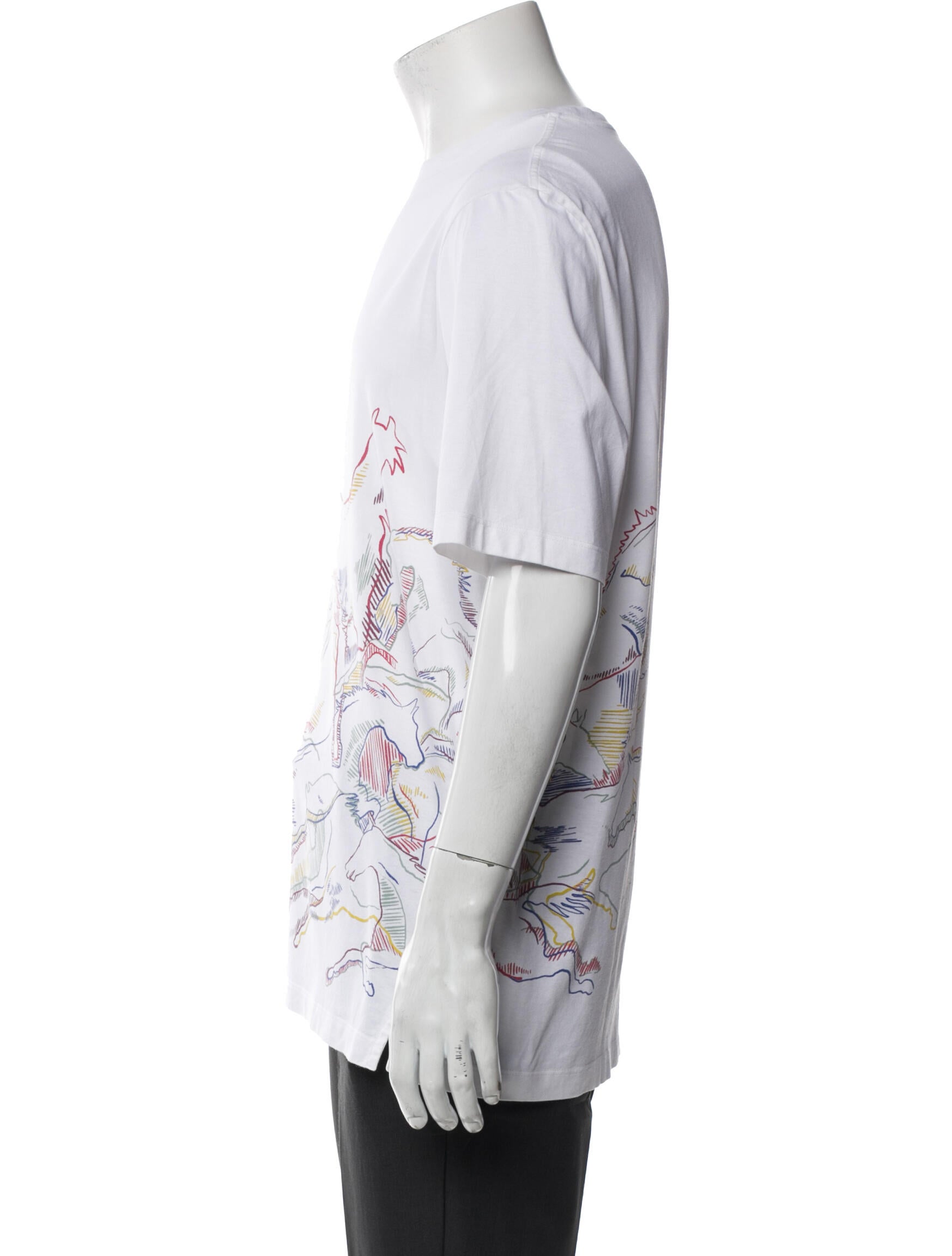 Hermès Graphic Print Crew Neck T-Shirt