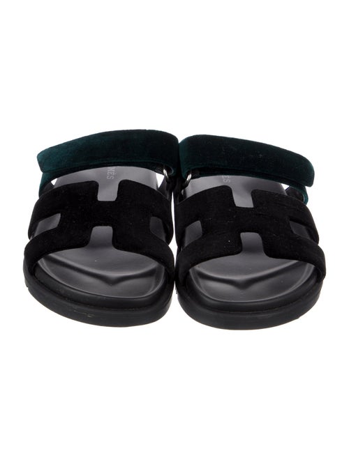 Hermès Chypre Velvet Slides