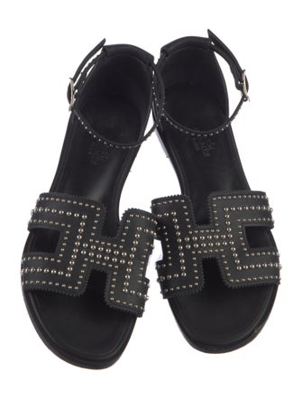Hermès Santorini Leather Sandals