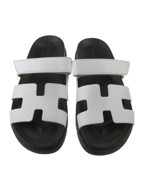 Hermès Chypre Leather Slides